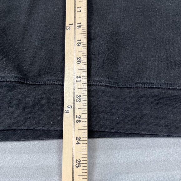 Toronto Raptors Hoodie Sweatshirt Mens Black NBA Basketball Throwback Big Logo - Picture 7 of 10